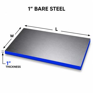 1” bare steel plate A36 – (1.00”)