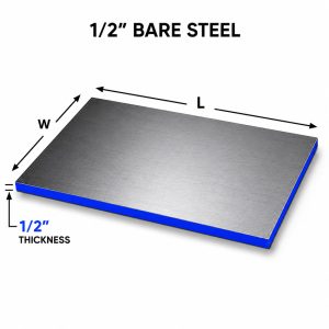 1/2 bare steel plate A36