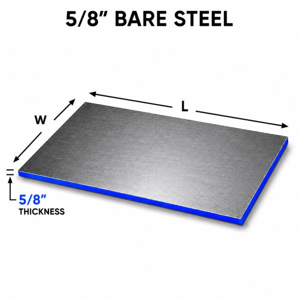 5/8 bare steel plate A36